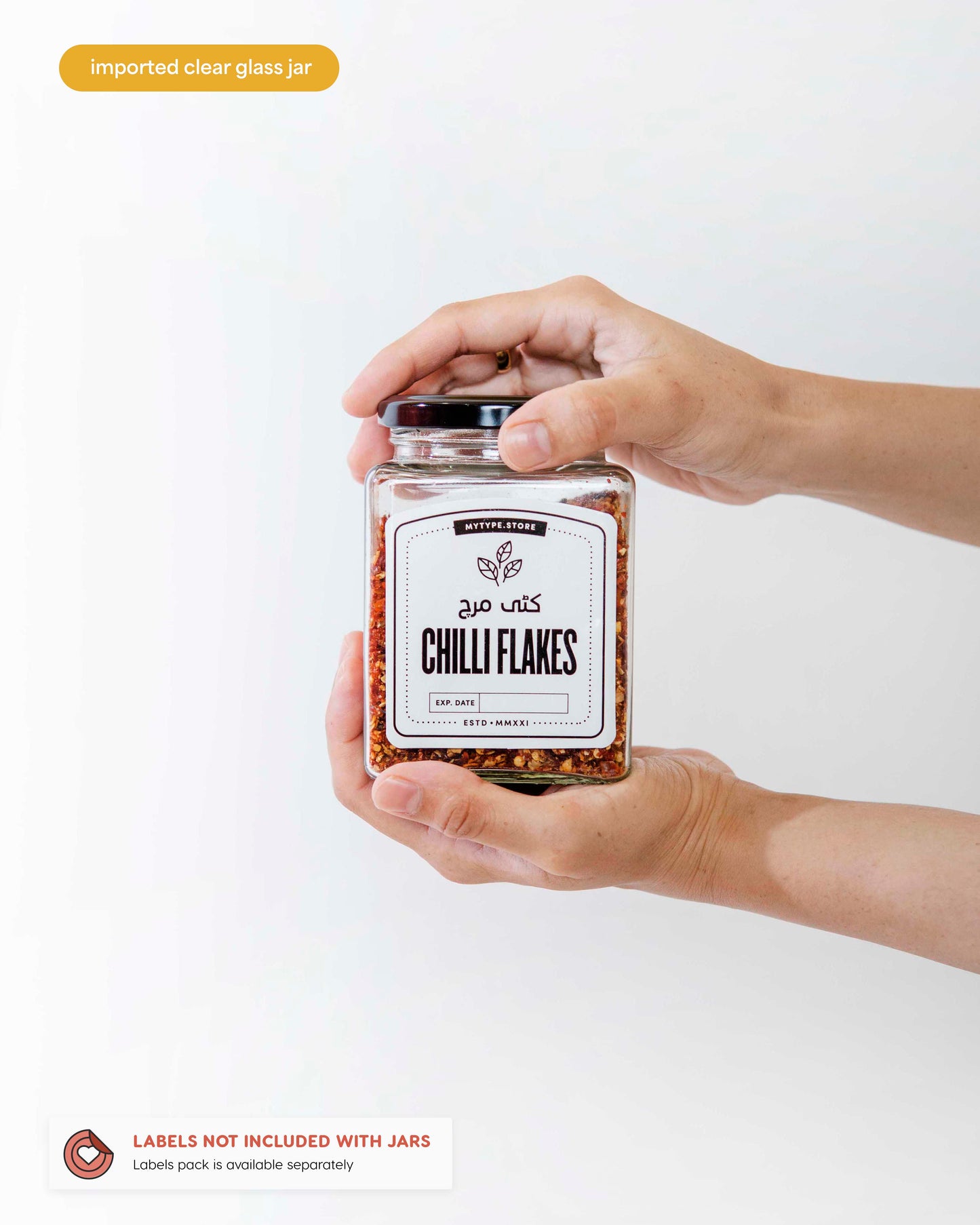 Glass Spice Jar - 500ml
