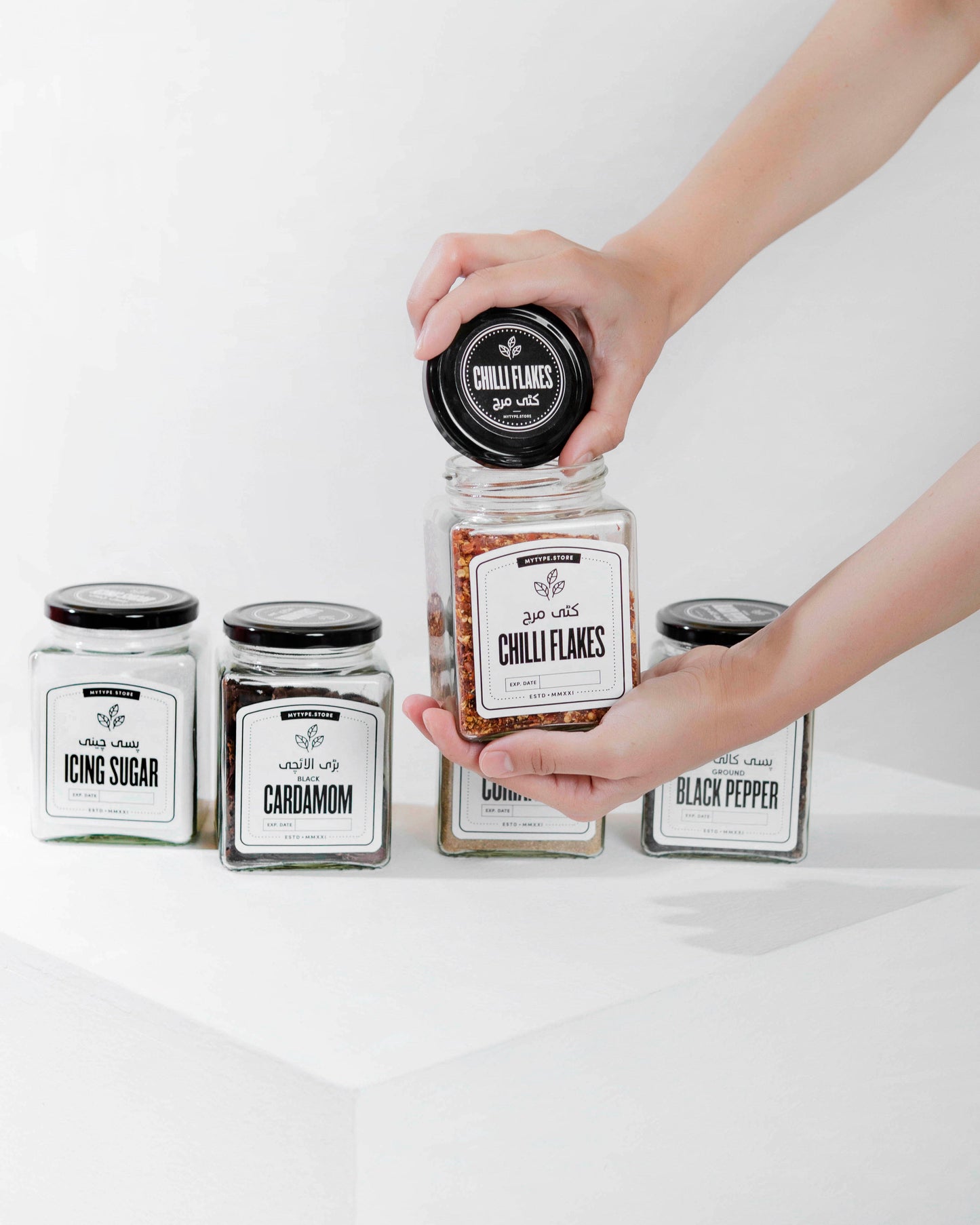 Glass Spice Jar - 500ml