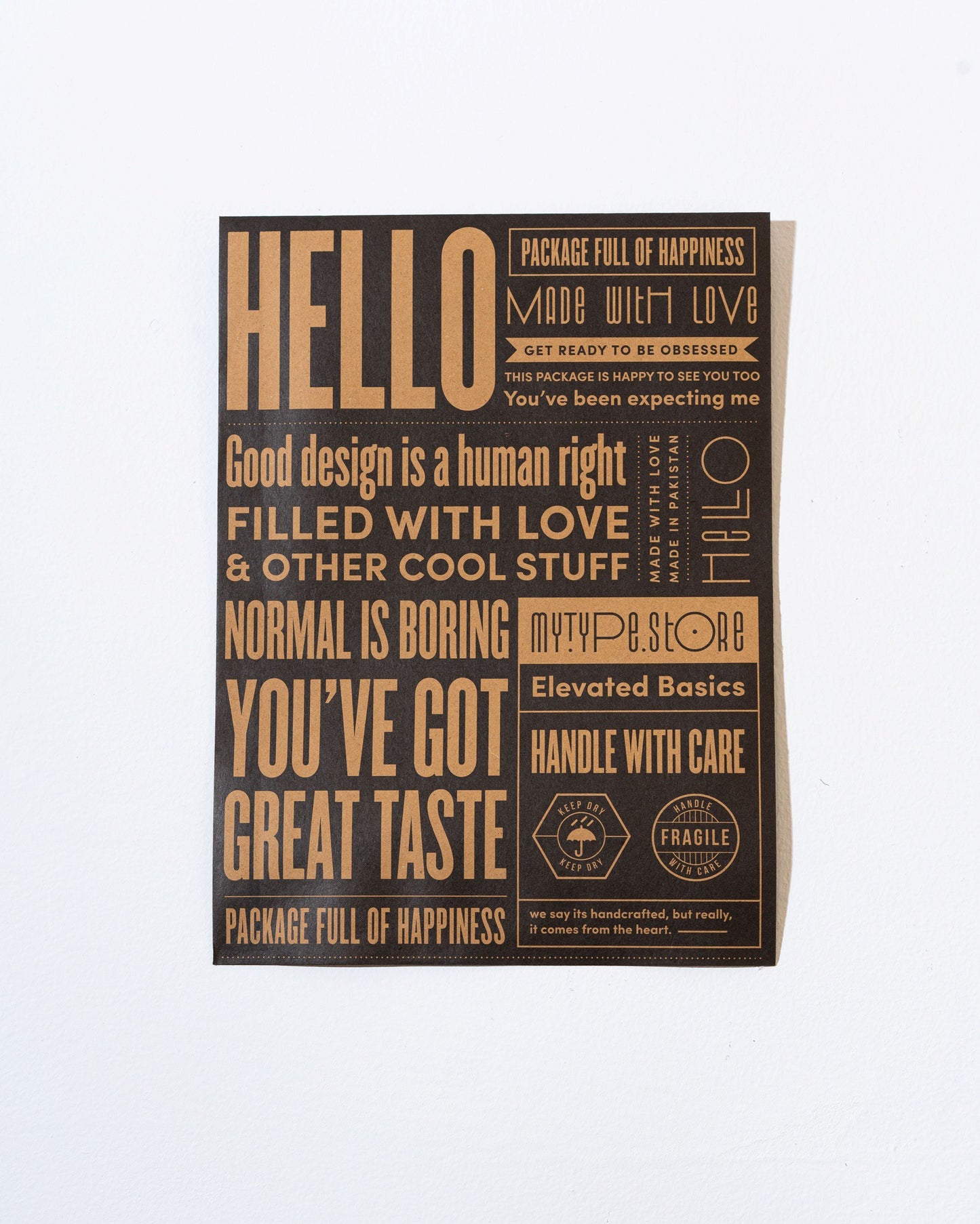 Large Kraft Envelope - Mytype.store