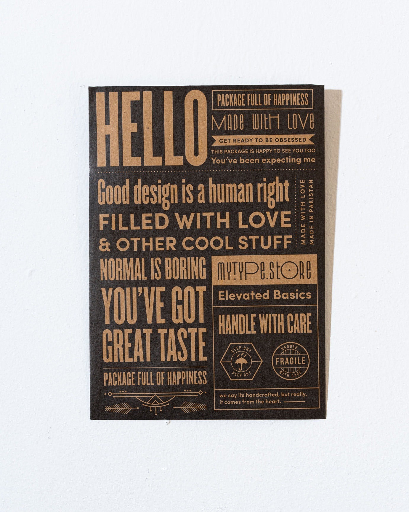 Small Kraft Envelope - Mytype.store