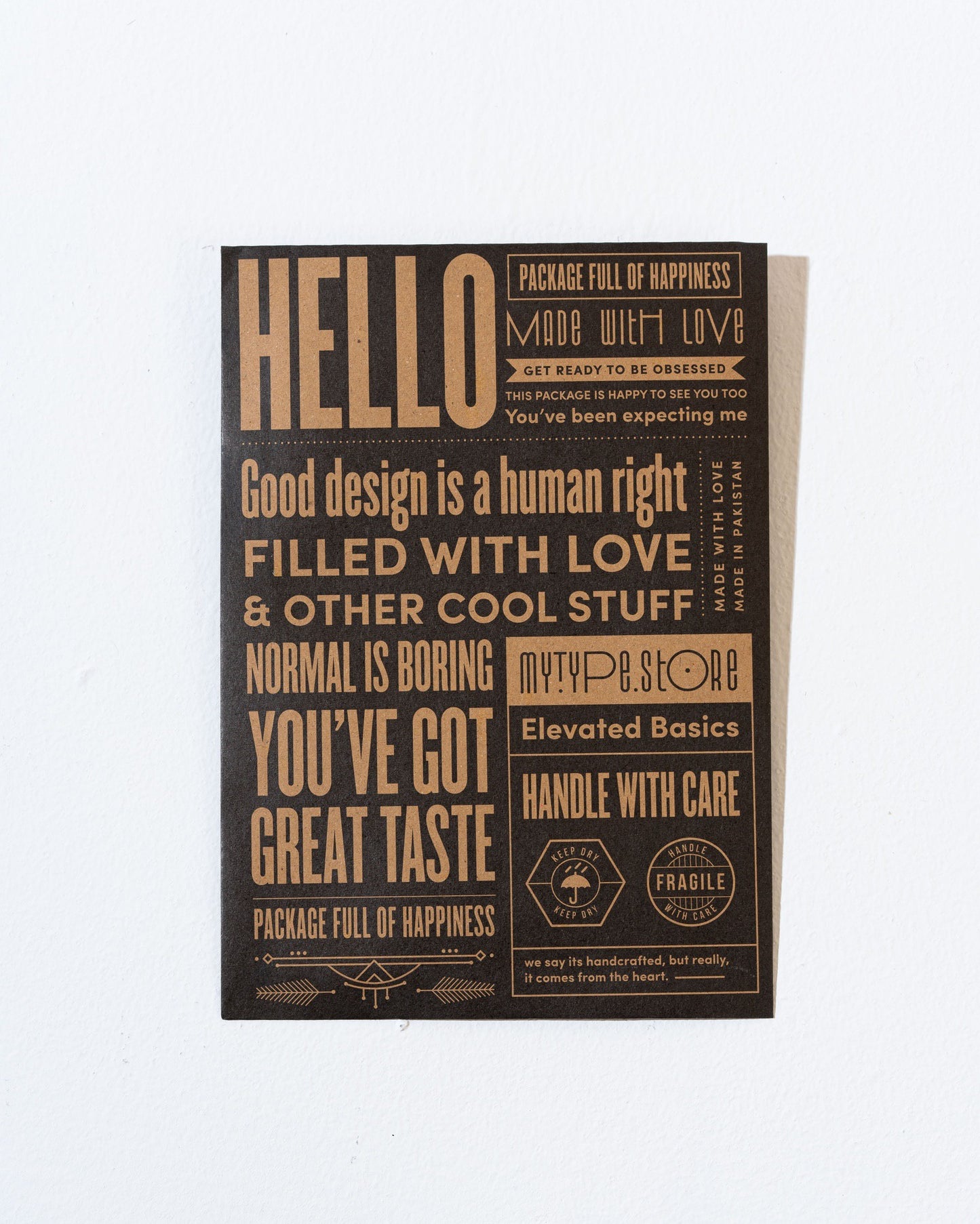 Small Kraft Envelope - Mytype.store