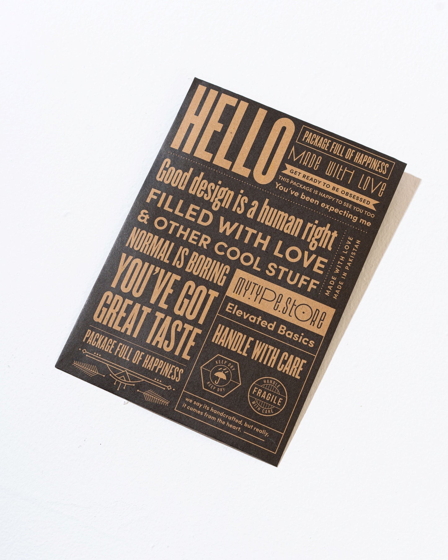 Small Kraft Envelope - Mytype.store