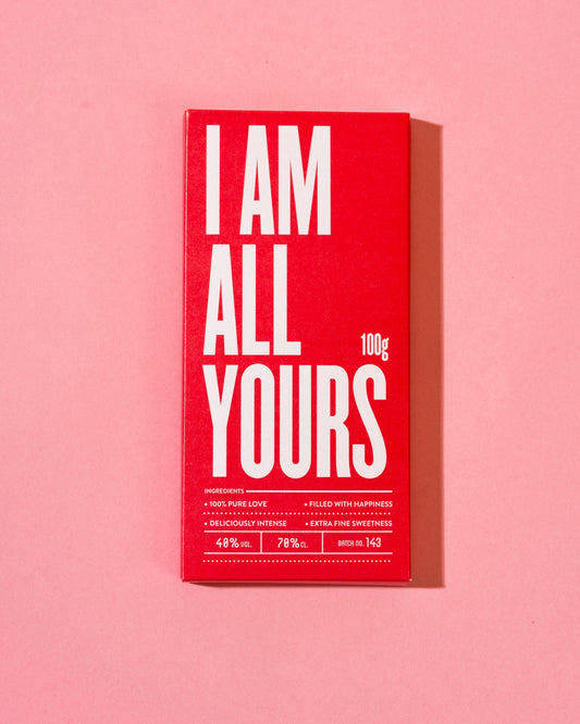 I am all yours - Chocolate Cover