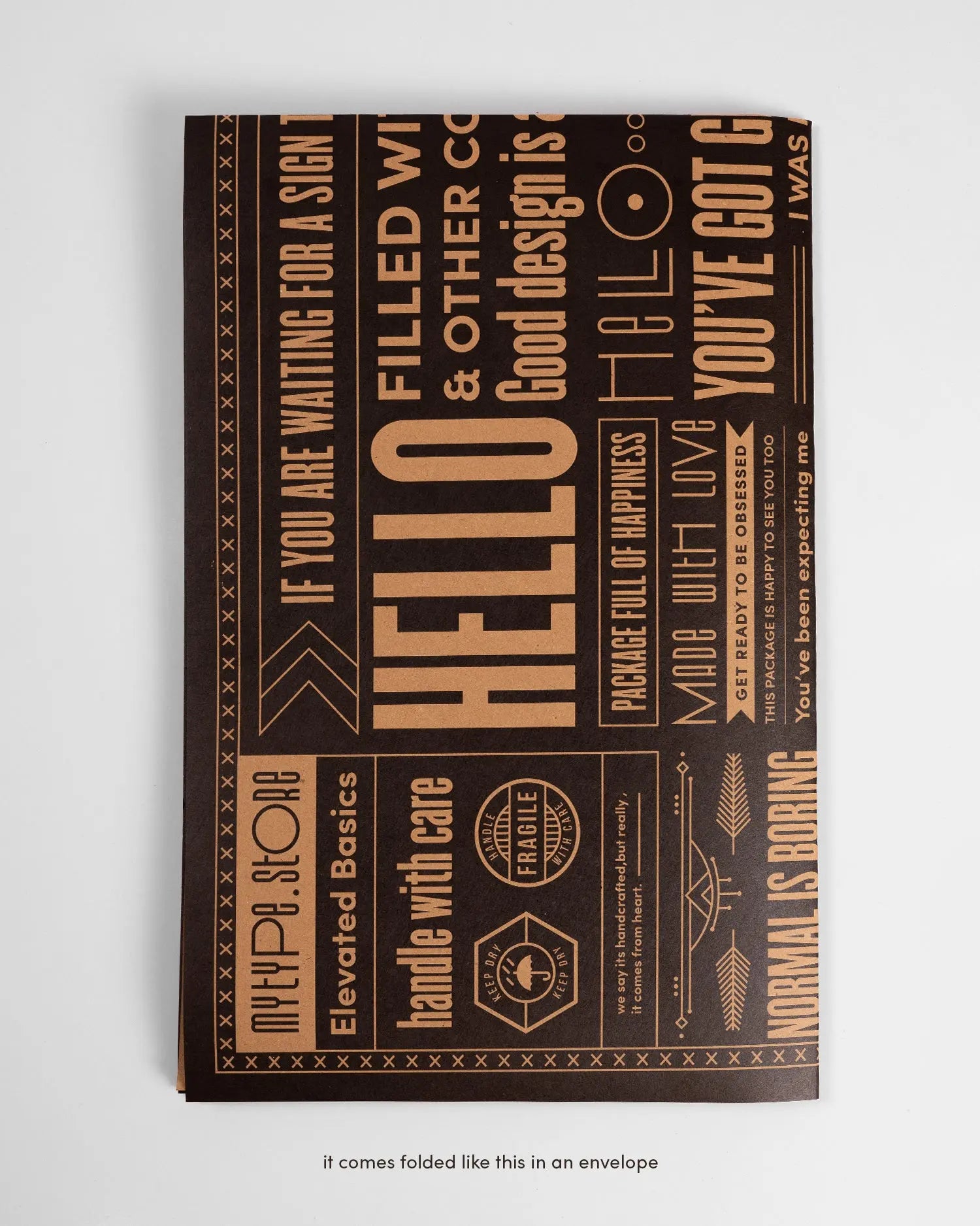 Mytype Wrapping sheets - Pack of 5 Mytype.store