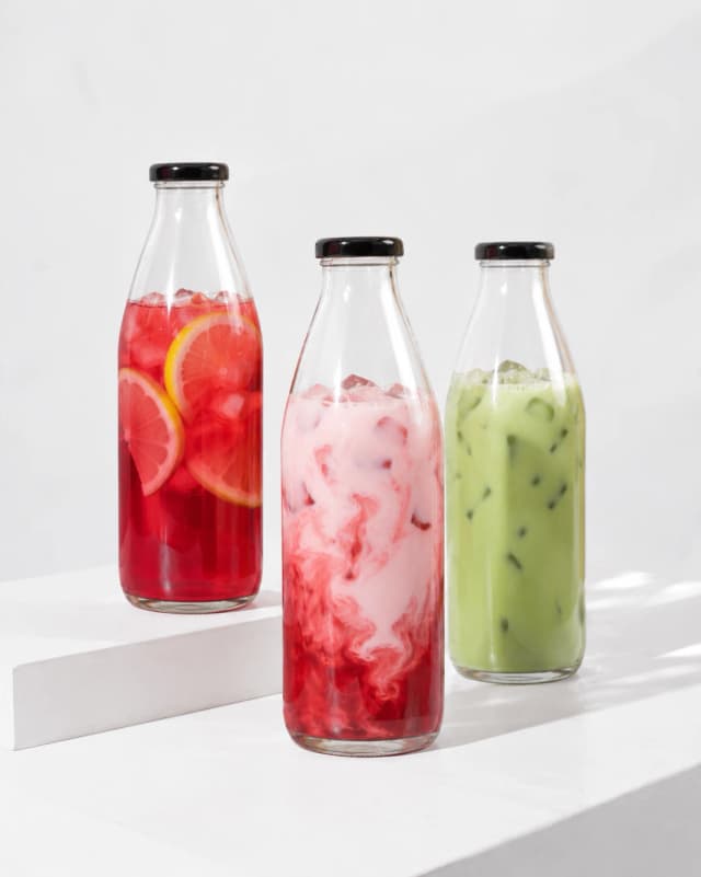 1 litre Milk Bottle-Glass