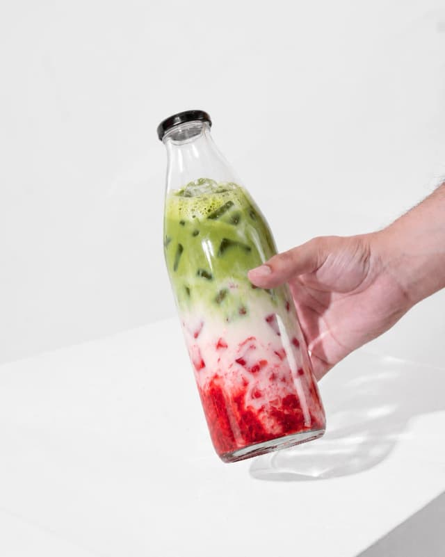 1 litre Milk Bottle-Glass