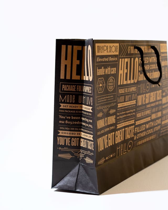 Kraft Shopping bag - Mytype.store