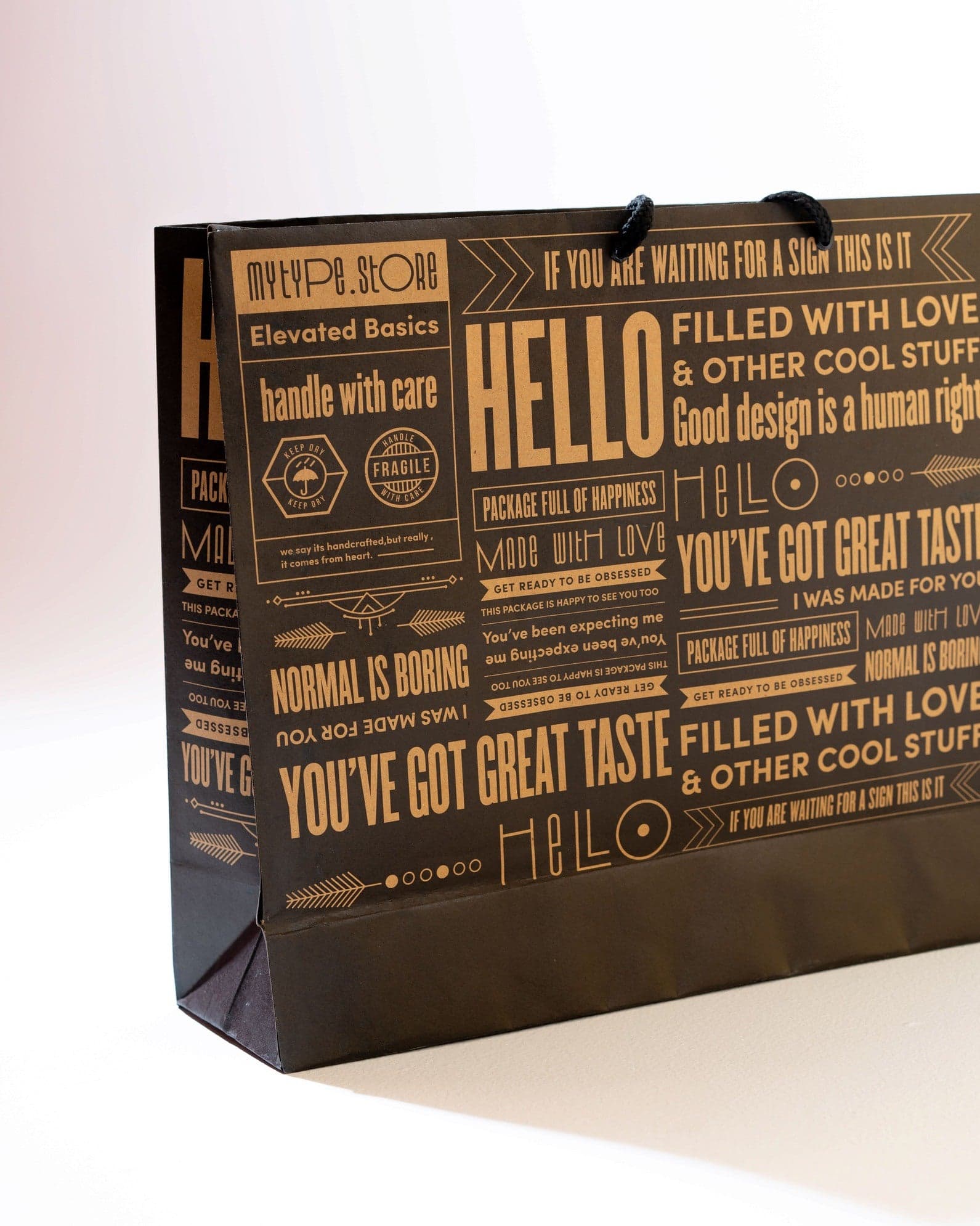 Kraft Shopping bag - Mytype.store