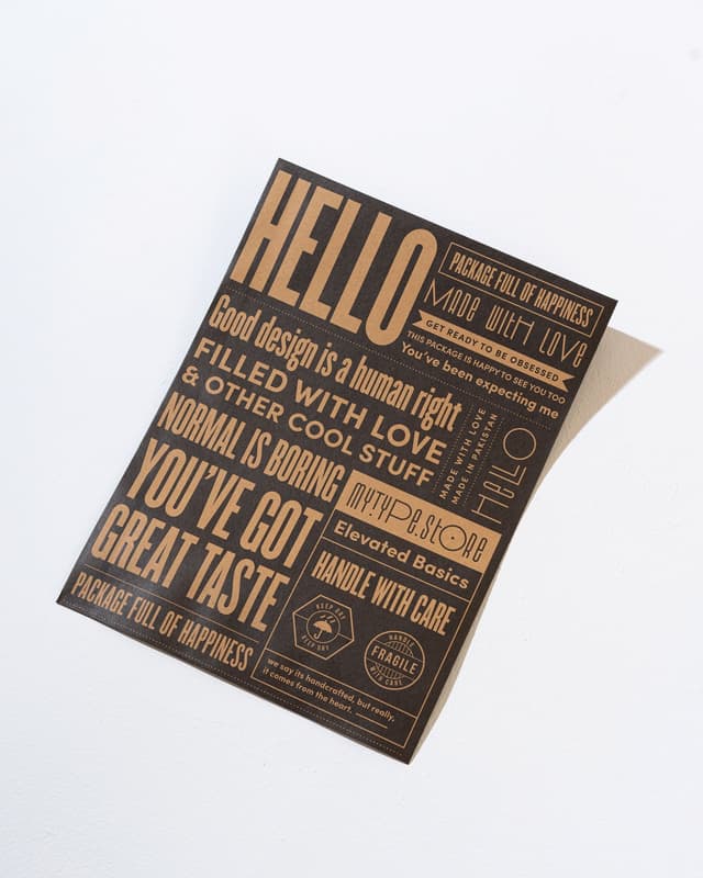 Medium Kraft Envelope - Mytype.store