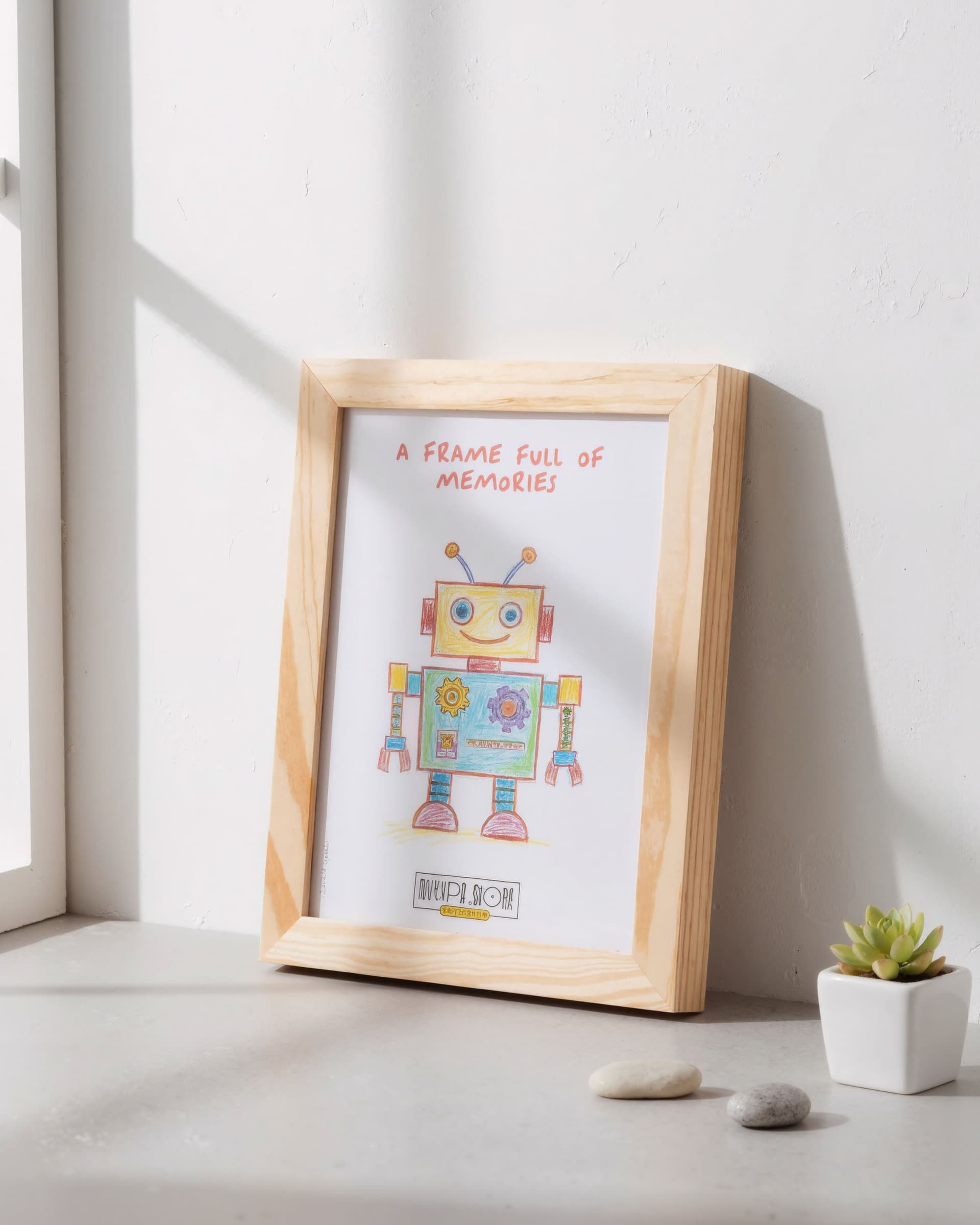 Magnetic Frame with storage space