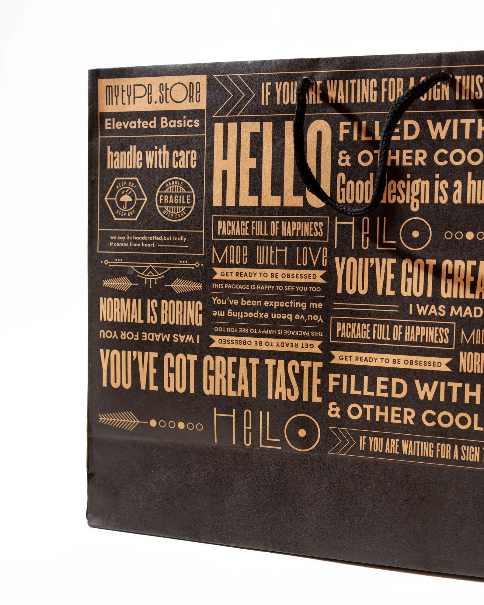 Kraft Shopping bag - Mytype.store