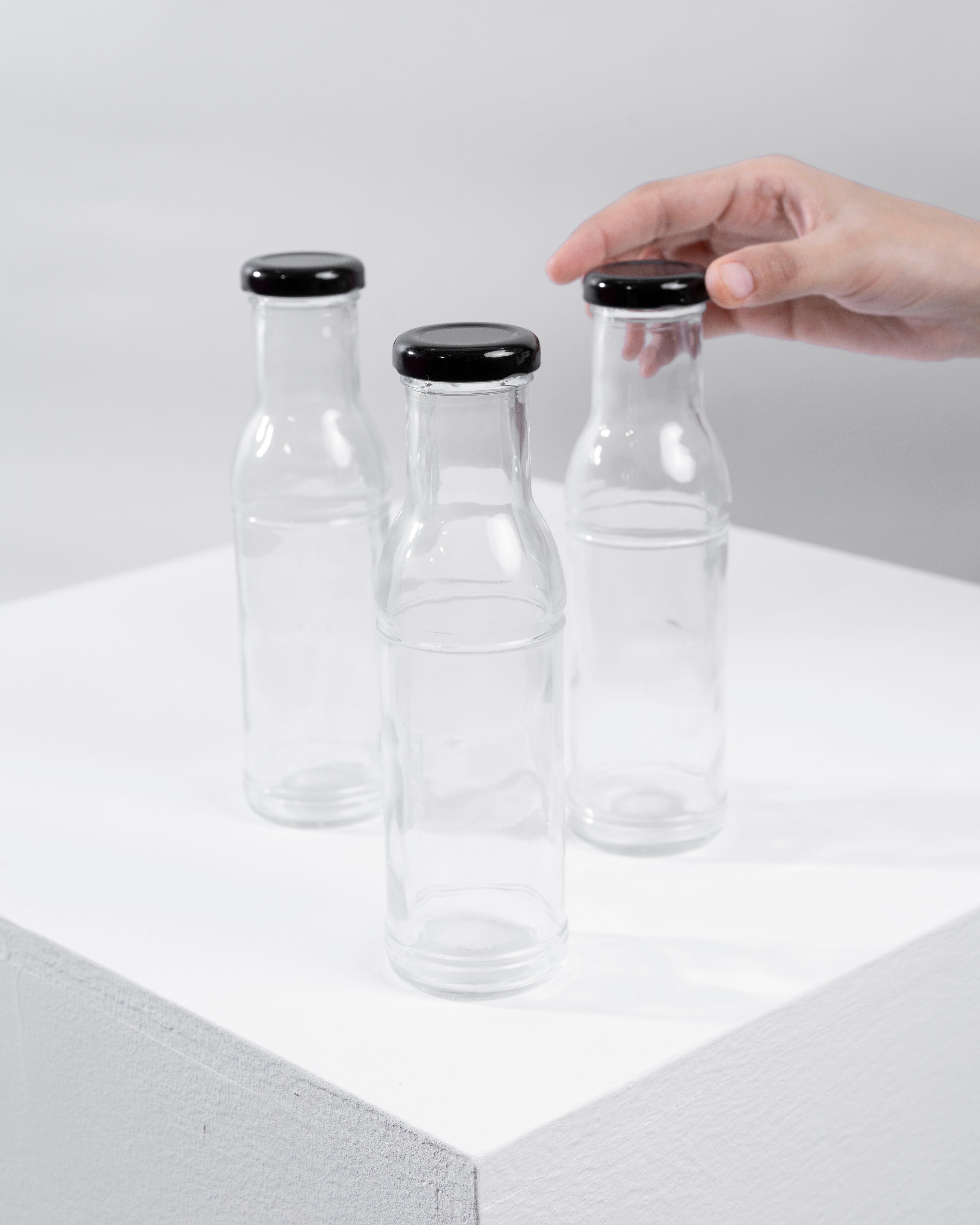 290ml Round Sauce Bottle-Glass