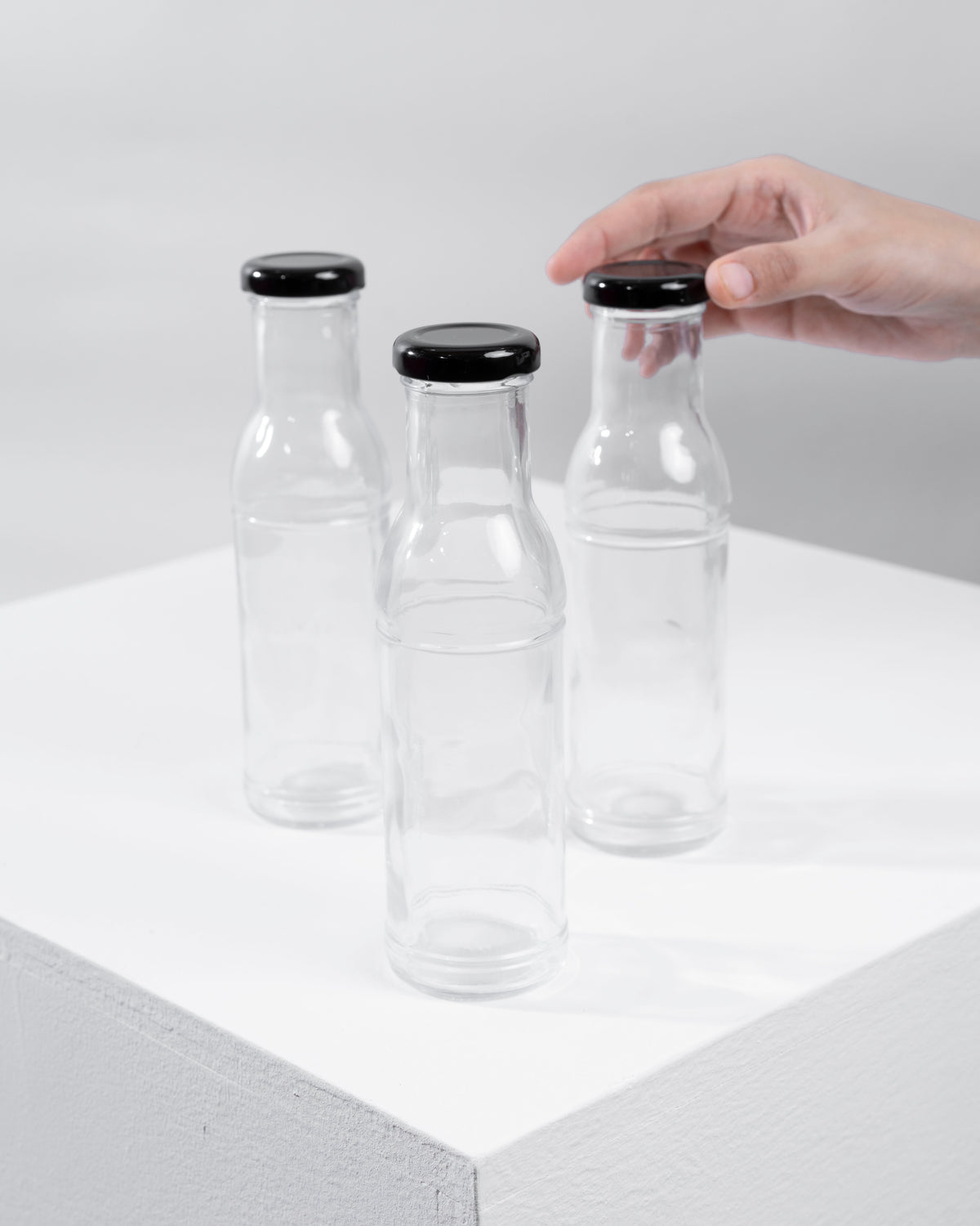 290ml Round Sauce Bottle-Glass