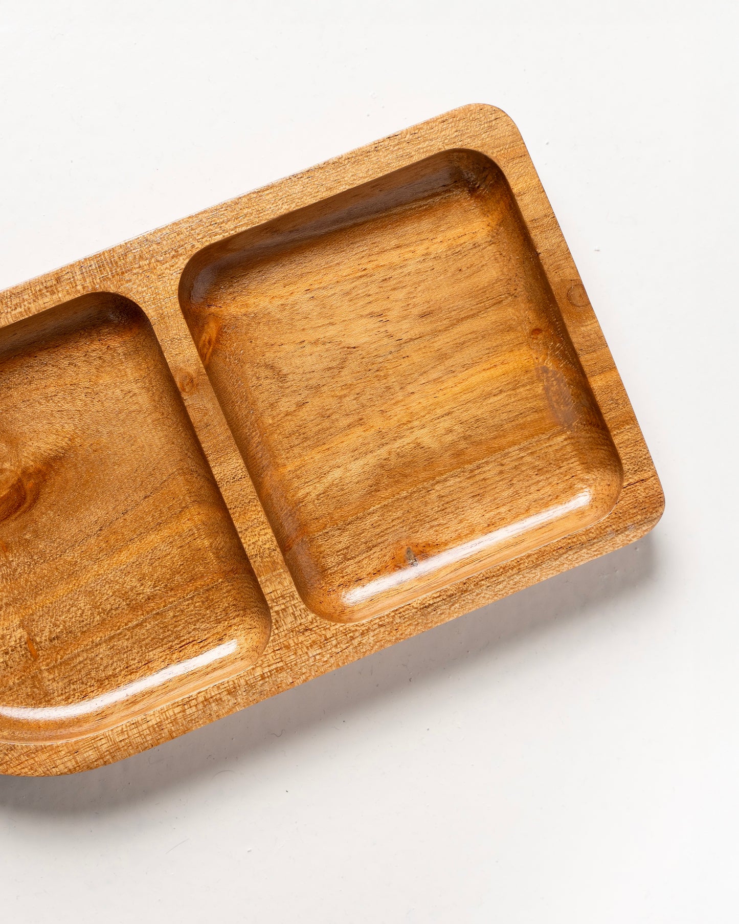 Modern wooden tray set