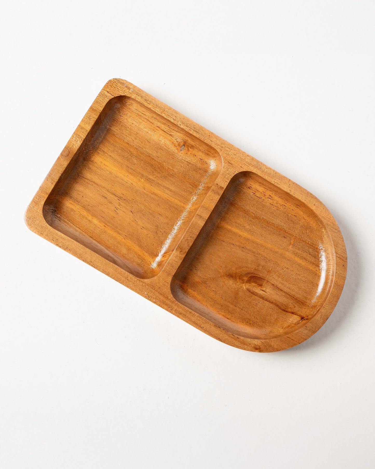 Modern wooden tray set