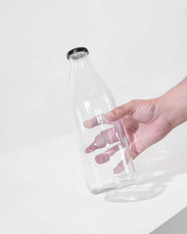 1 litre Milk Bottle-Glass