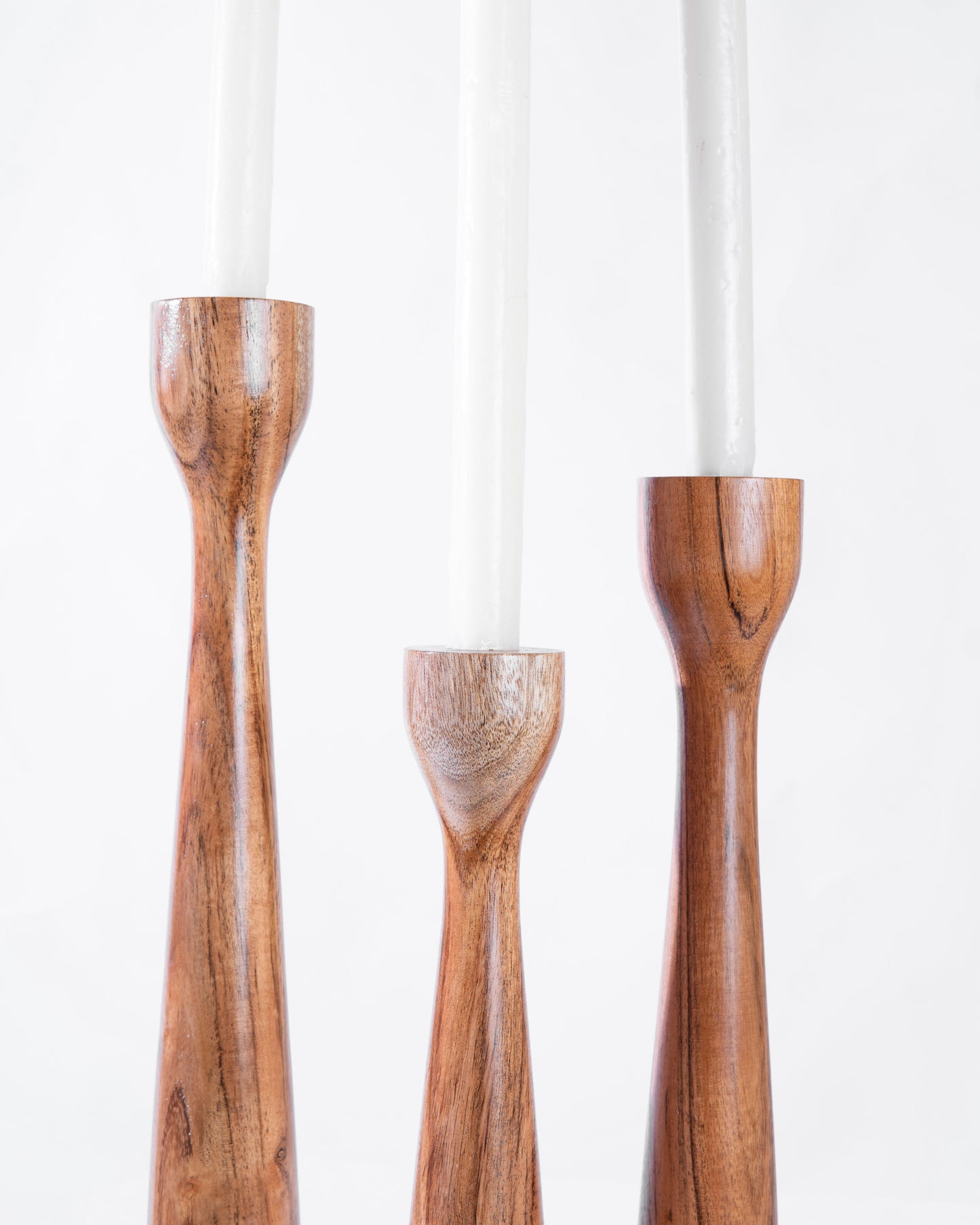 Slim Candle Stand - Set of 3