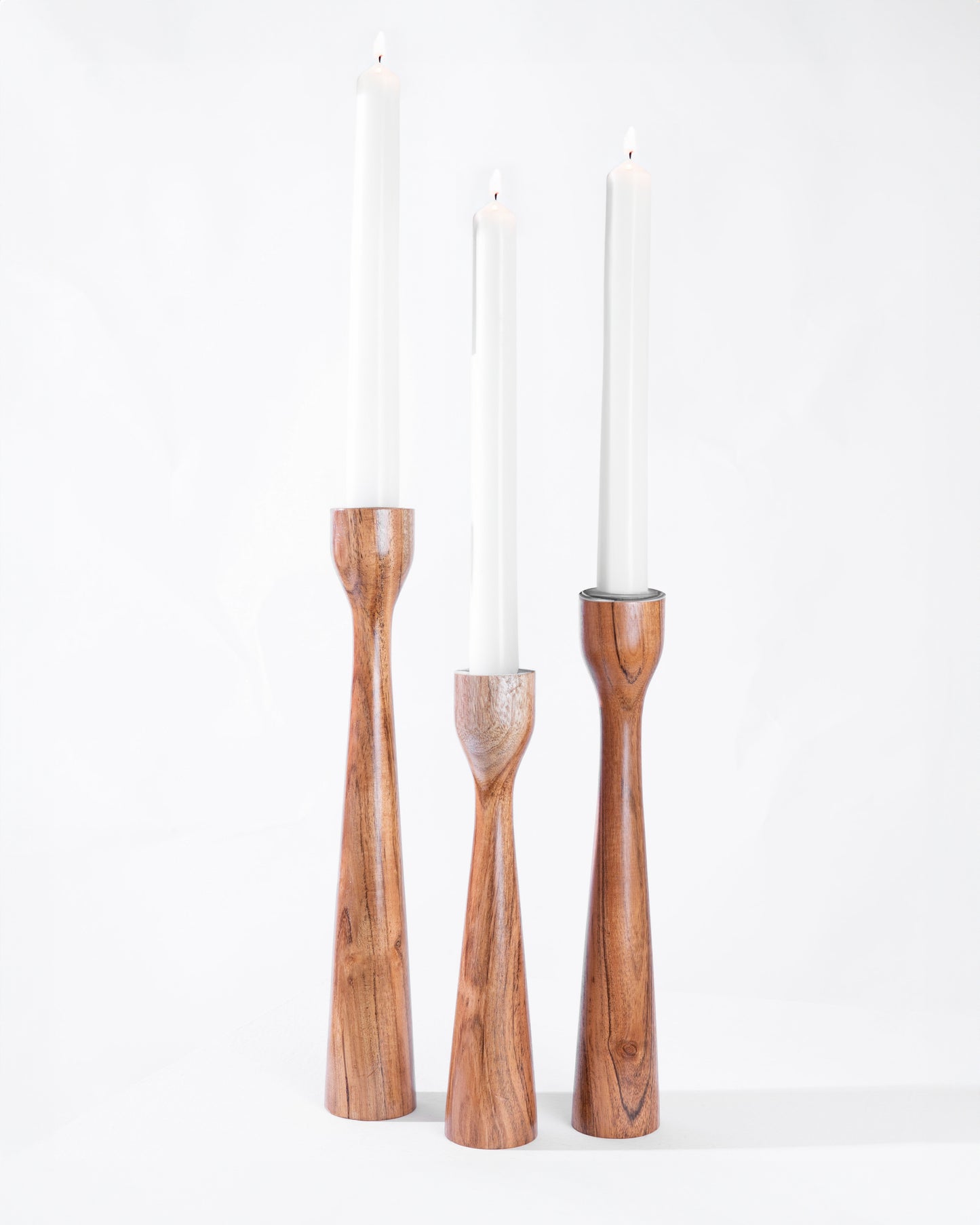 Slim Candle Stand - Set of 3