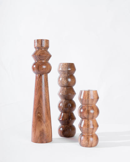 Boba Candle Stand - Set of 3