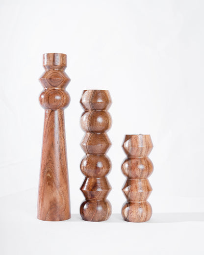 Boba Candle Stand - Set of 3