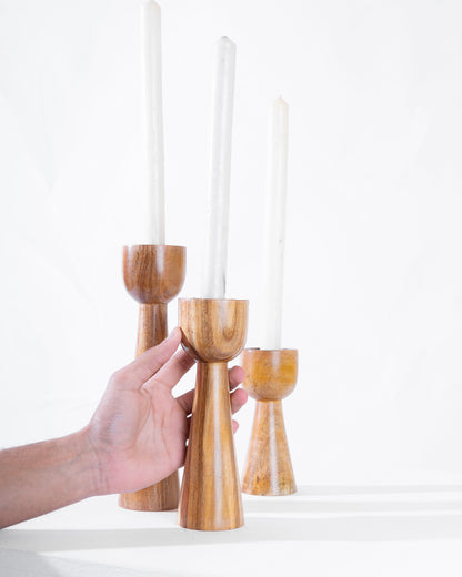 Luna Candle Stand - Set of 3