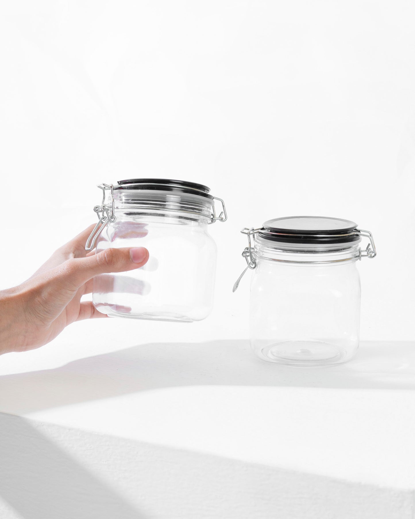 Airtight Plastic Jar - 600ml