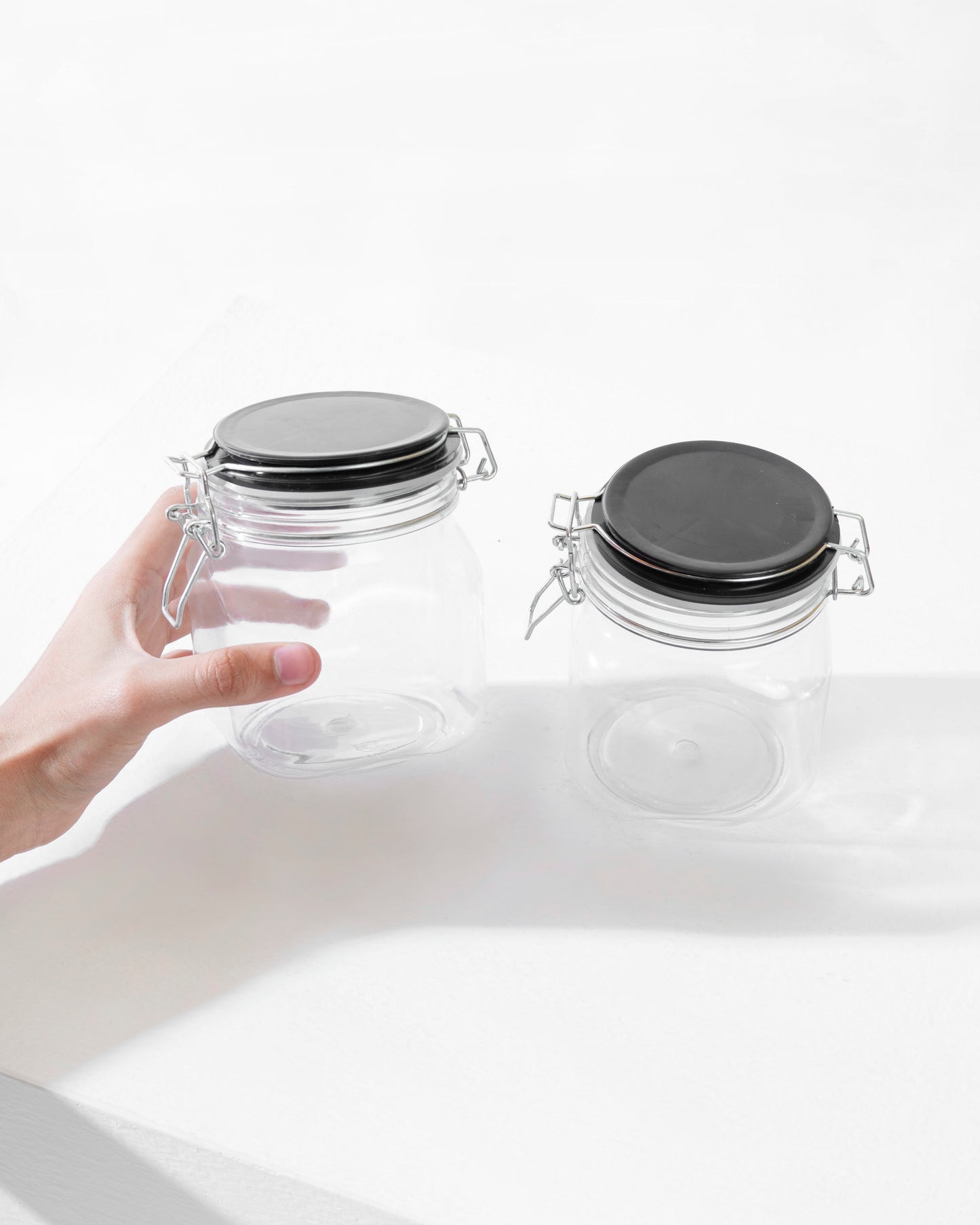 Airtight Plastic Jar - 600ml