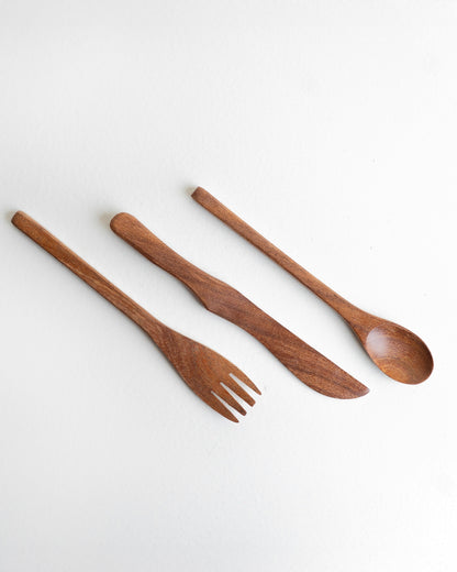 Wooden Cutlery Set