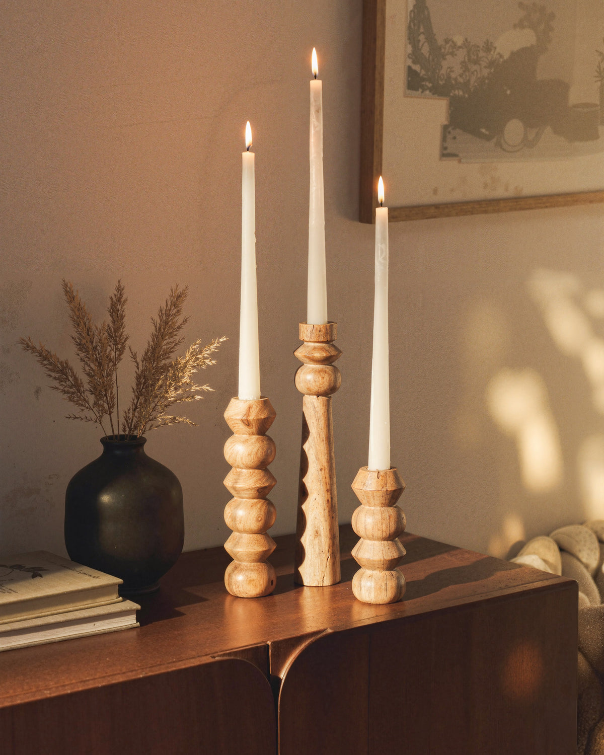 Boba Candle Stand - Set of 3