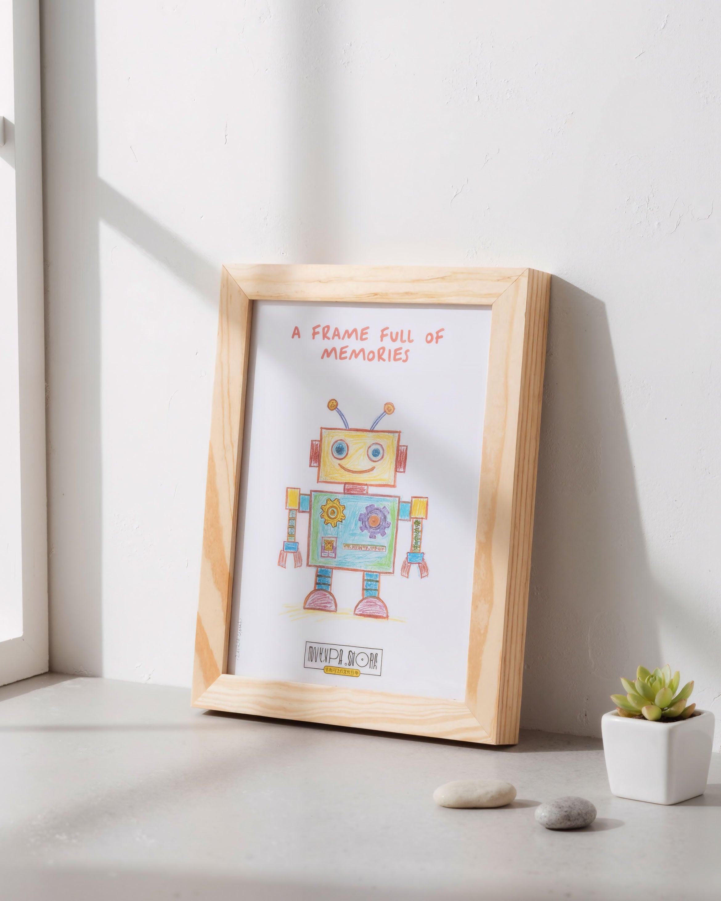Magnetic Frame with storage space
