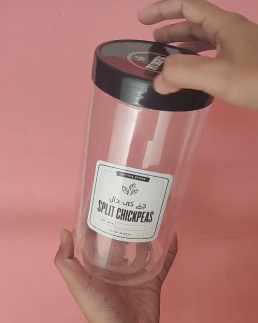 900ml Clean Jar-Plastic Mytype.store video