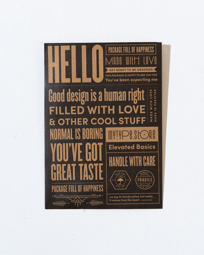 Small Kraft Envelope - Mytype.store
