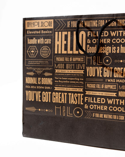 Kraft Shopping bag - Mytype.store
