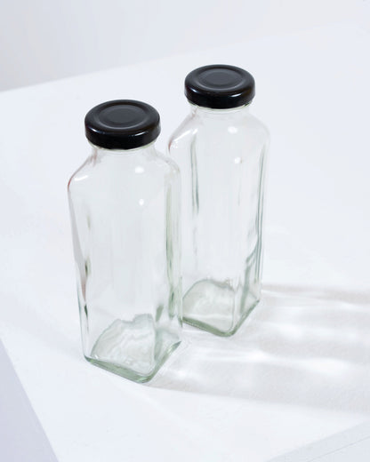 Tall Square bottle - 300ml - Mytype.store