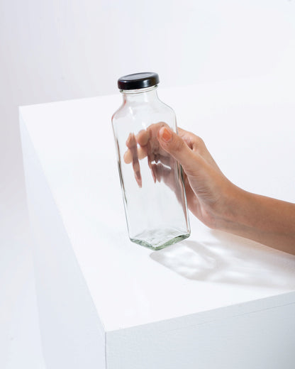 Tall Square bottle - 300ml - Mytype.store