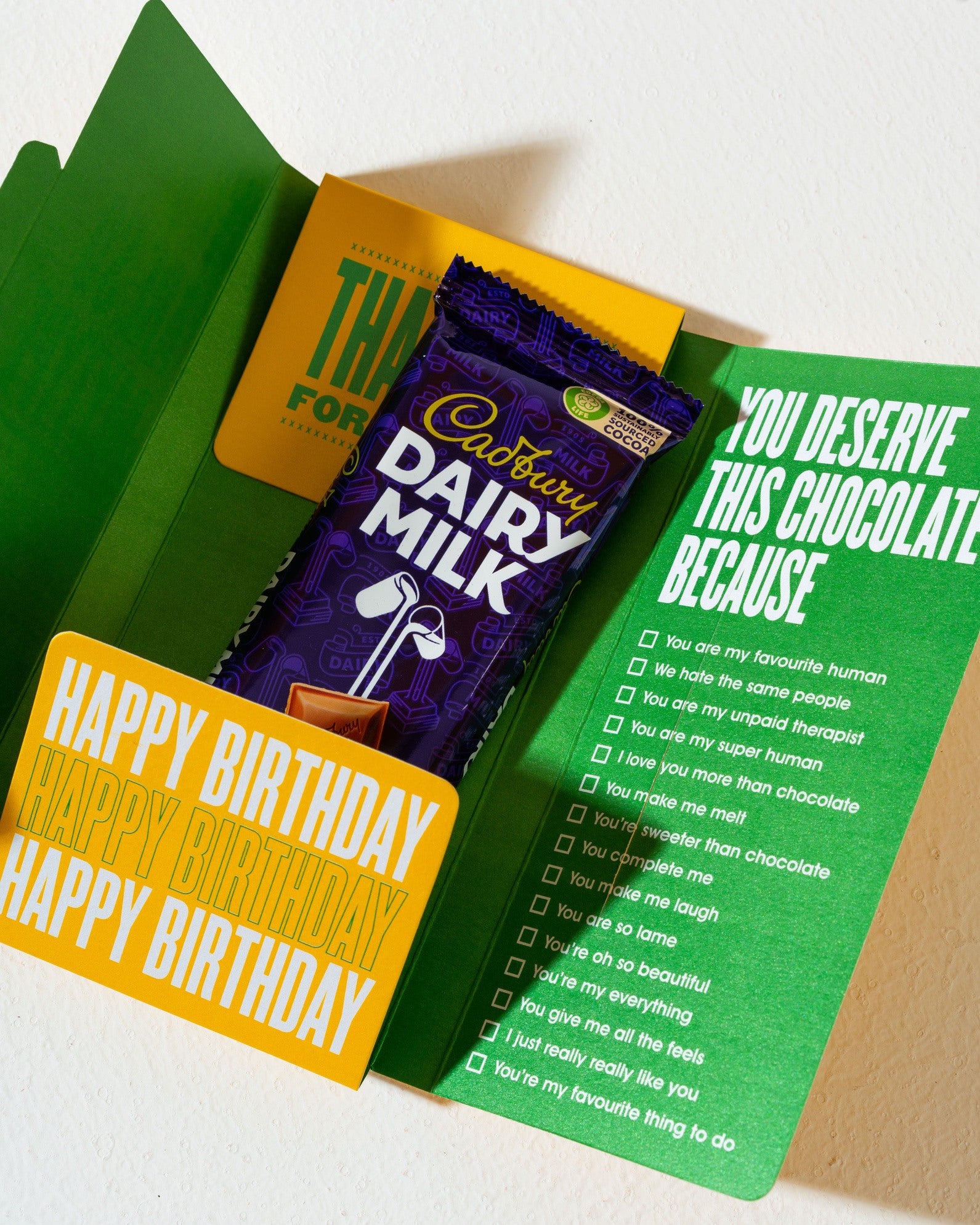 Quirky Birthday - Chocolate Cover - Mytype.store