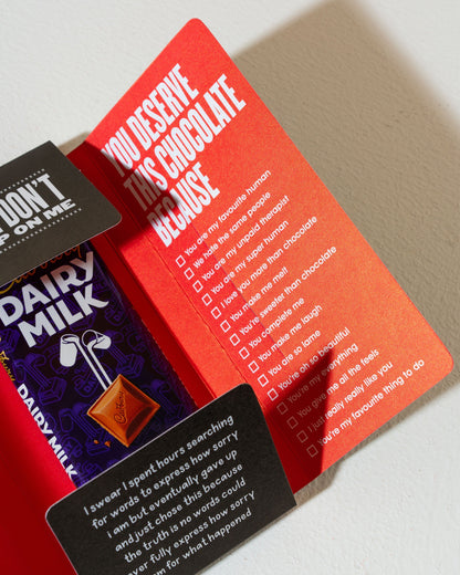 I am sorry - Chocolate Cover - Mytype.store