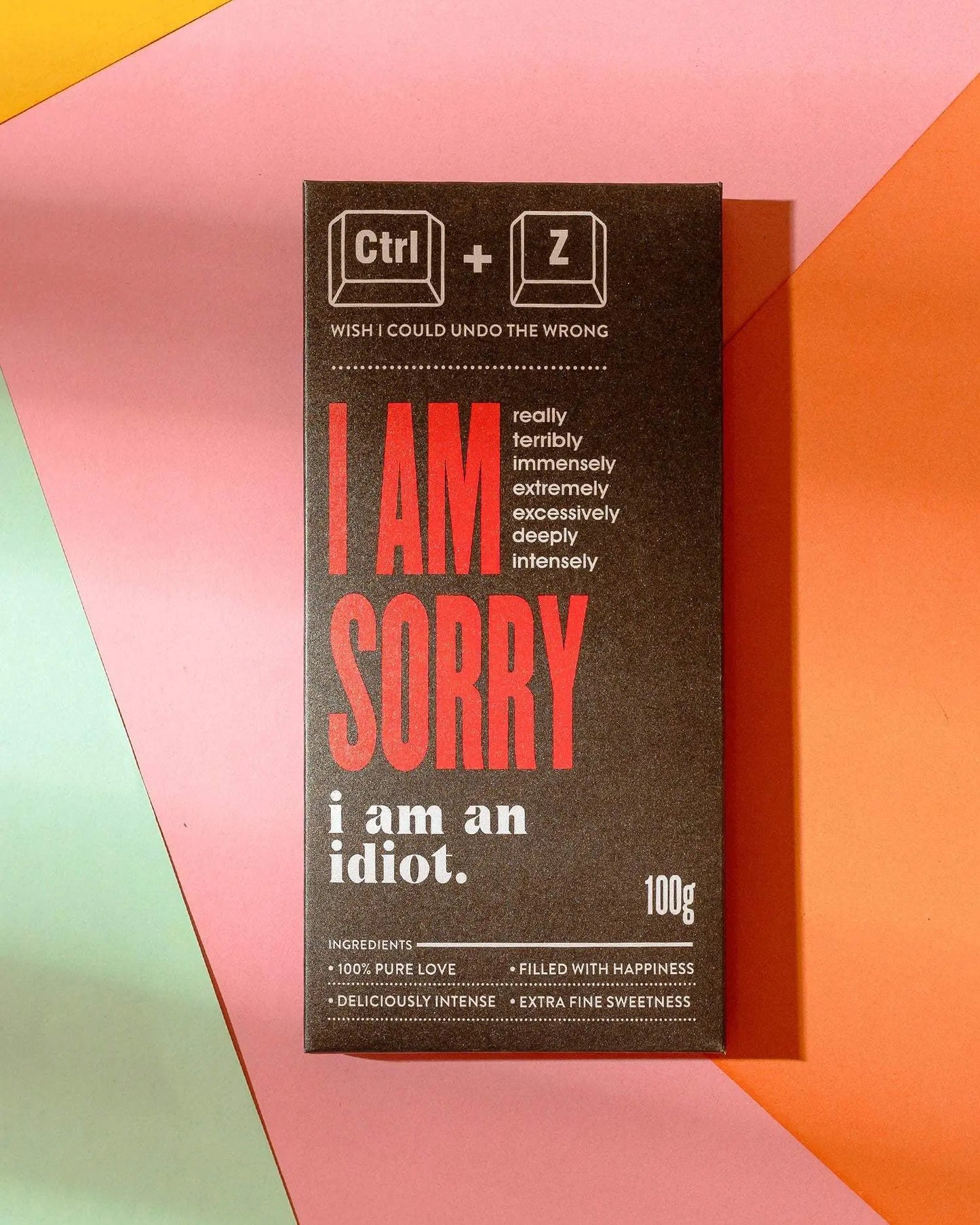 I am sorry - Chocolate Cover Mytype.store