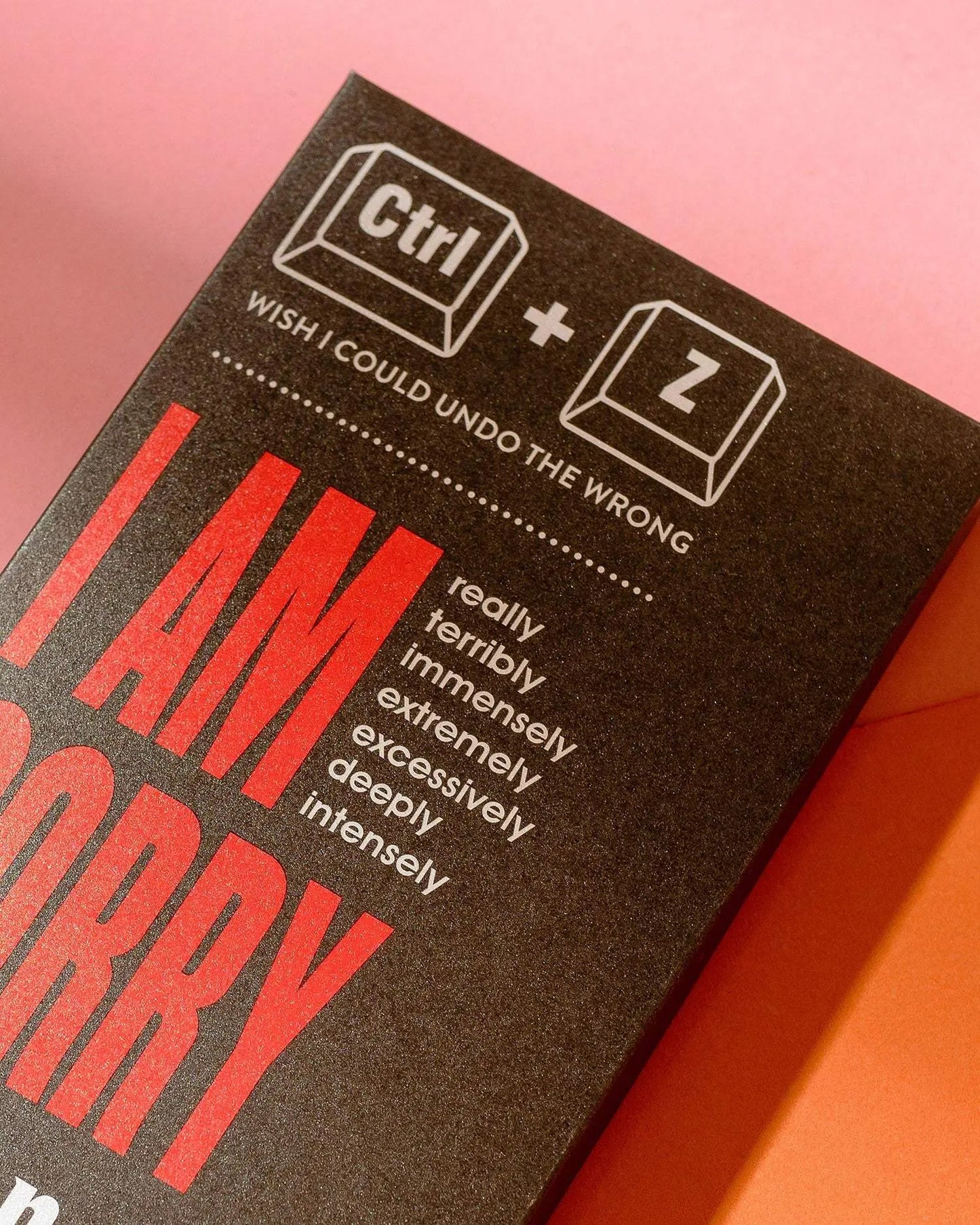 I am sorry - Chocolate Cover Mytype.store