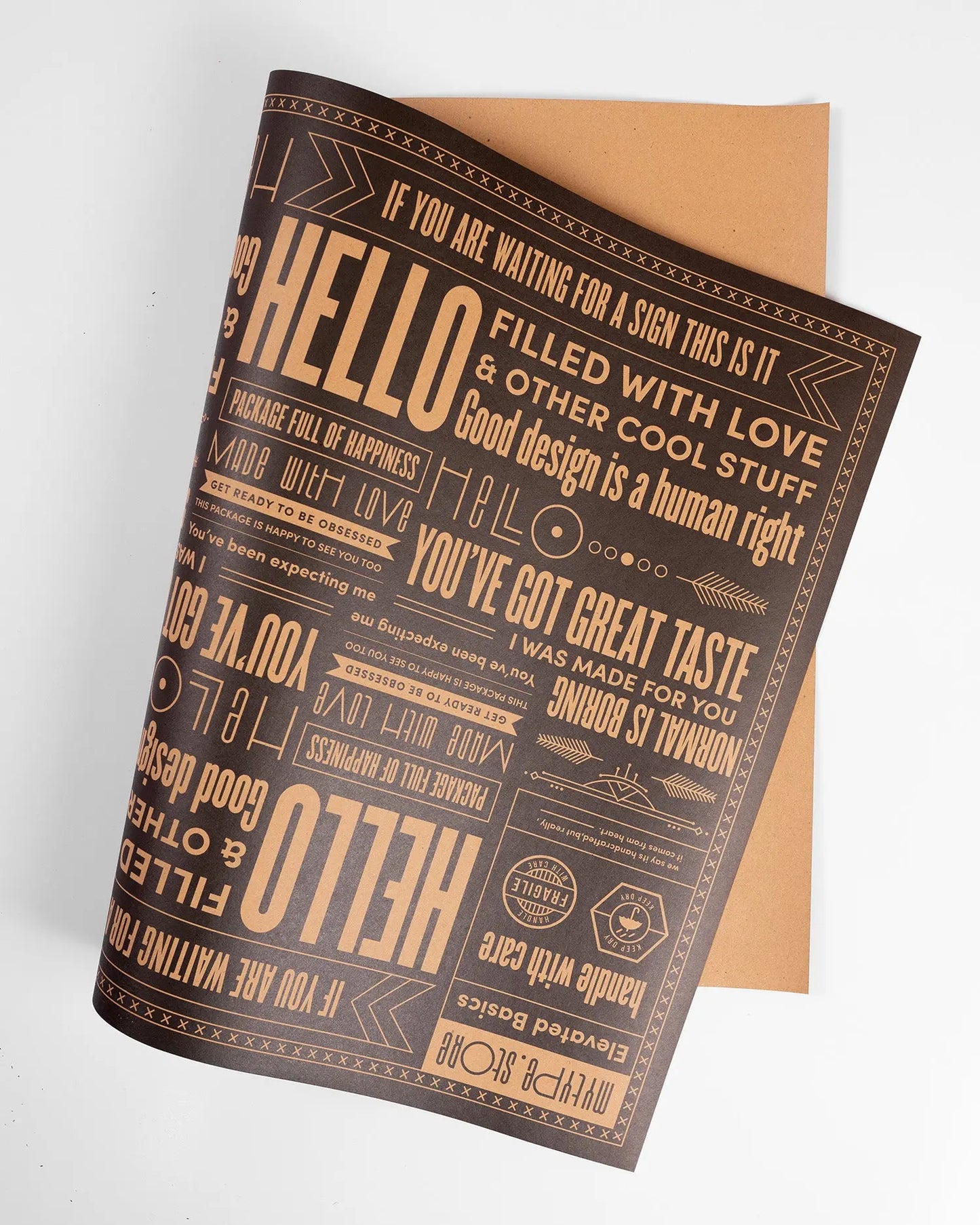 Mytype Wrapping sheets - Pack of 5 Mytype.store