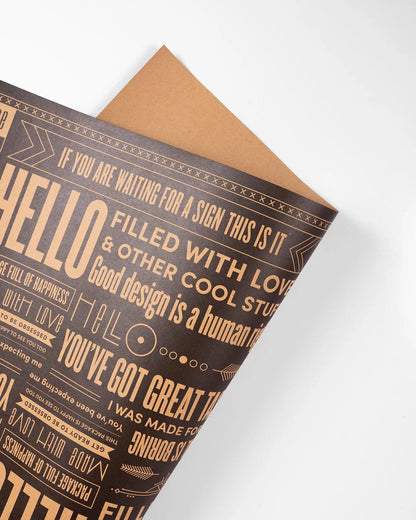 Mytype Wrapping sheets - Pack of 5 Mytype.store