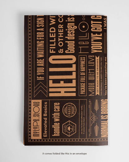 Mytype Wrapping sheets - Pack of 5 Mytype.store